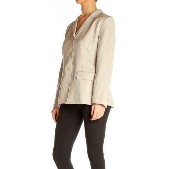 Ann taylor loft petites Beige Blazer - Picture 2 of 3